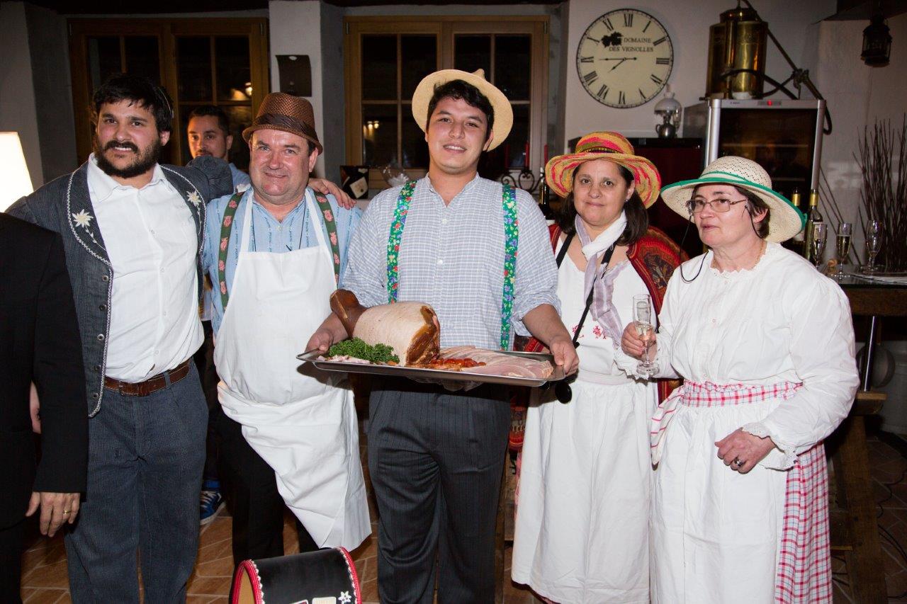 Philippe, Claude, Oscar, Sonia et Brigitte Claude, Sonia et Brigitte